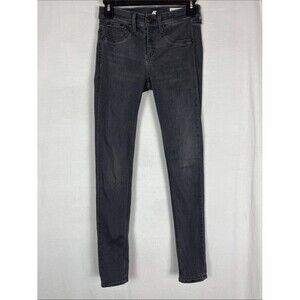 Rag & Bone Premier Gray/Black Ankle Skinny Legging Jeans